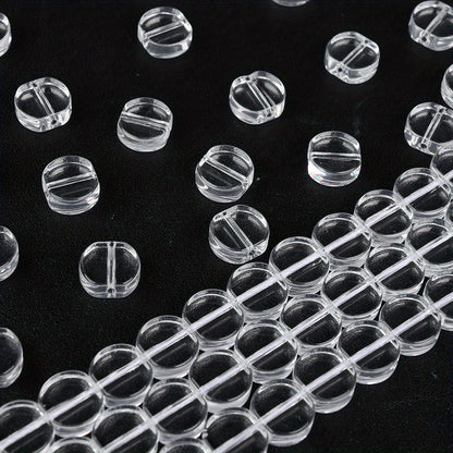 Transparent Crystal Round Beads