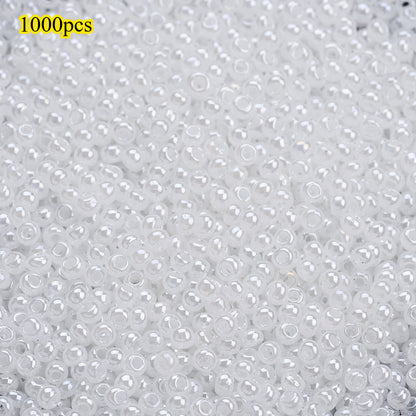 1000pcs 2mm Random Color Glass Seed Beads