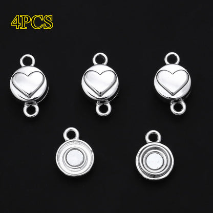 Heart Magnetic Clasp Connectors