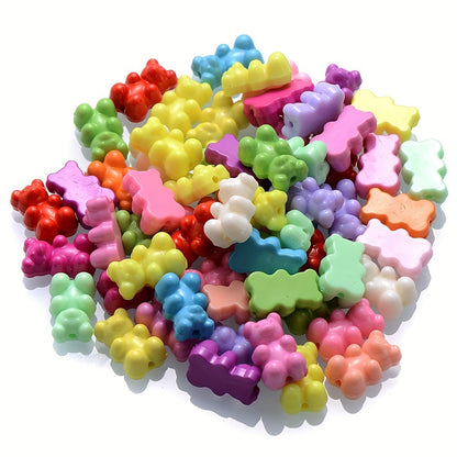 Candy Color Acrylic Gummy Bear Beads