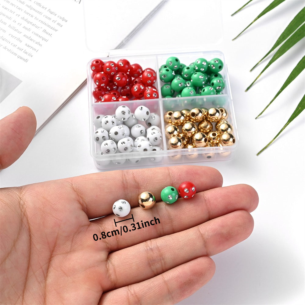 80pcs Festival DIY Jewelry Making Bead Kit