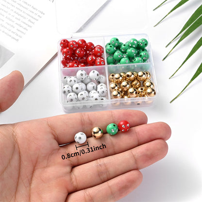80pcs Festival DIY Jewelry Making Bead Kit