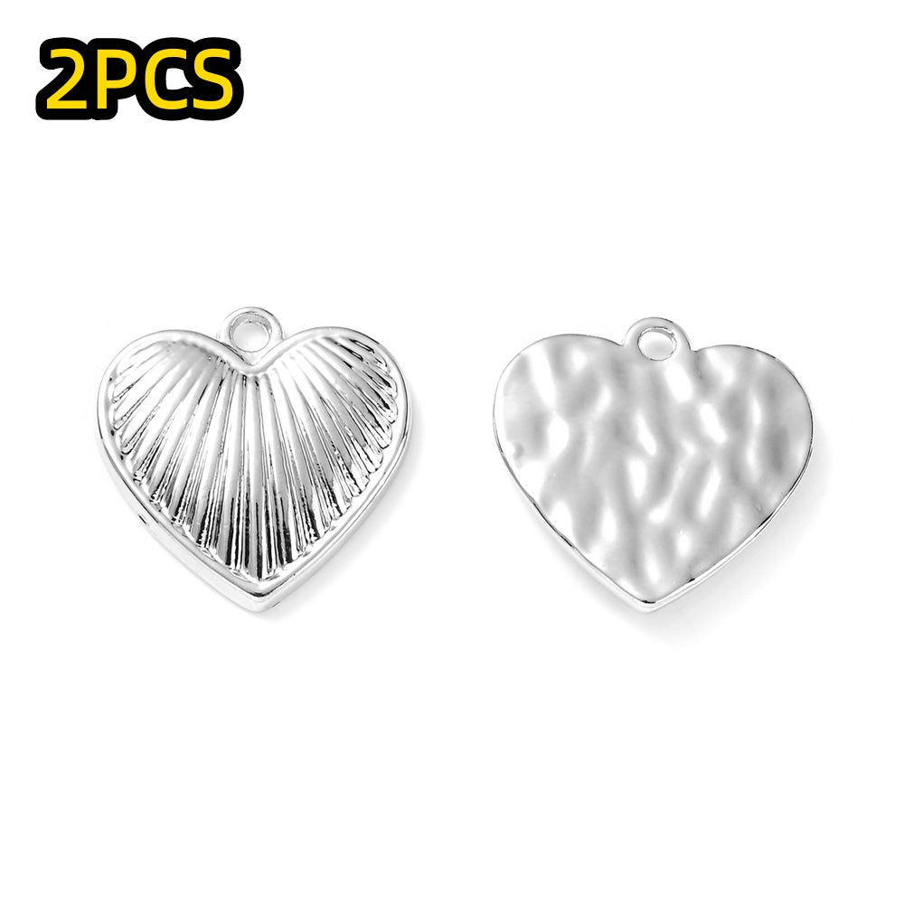 Heart Rhinestone Pendant Set
