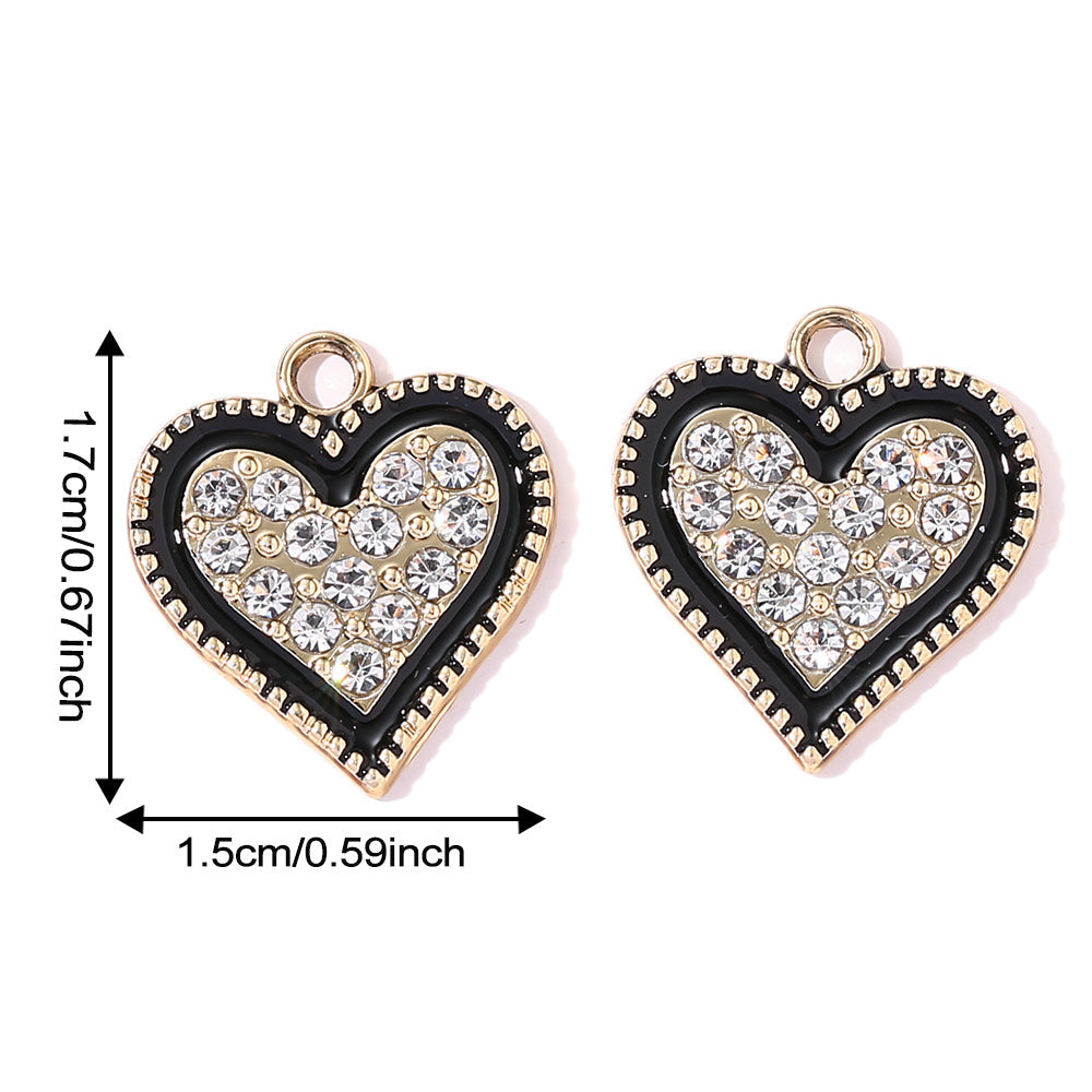 Valentine’s Day Heart Alloy Pendants