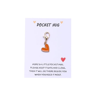 Heart Keychain with Thank You Card