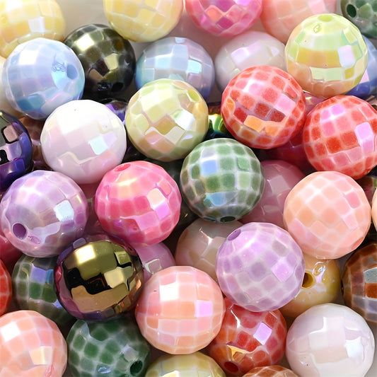 10pcs 16mm Mixed Acrylic Micro Section Beads