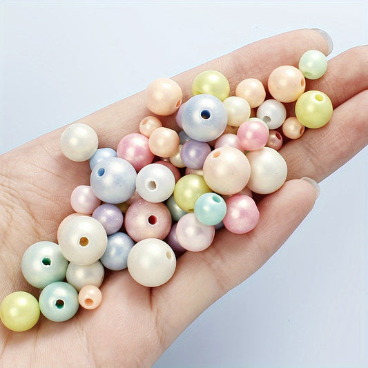 Macaron Acrylic Round Beads