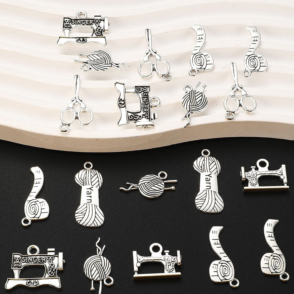 11-30 mm Alloy Pendant Sewing Charms