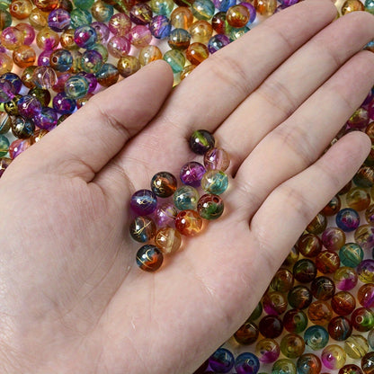 Sparkling Acrylic Spacer Beads