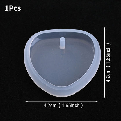 Transparent Silicone Pendant and Keychain Molds