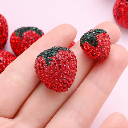 Strawberry Soft Clay Beads