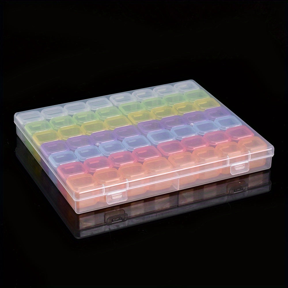 56 Grids Adjustable Plastic Storage Box