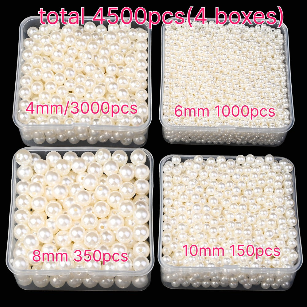 4500pcs Imitation Pearl Beads Set