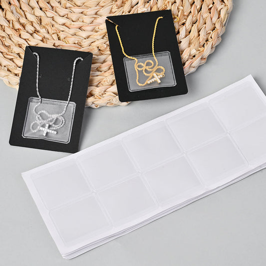 Self-Adhesive Necklace Display Cards