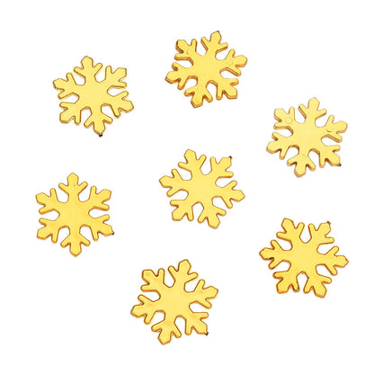 Plastic Snowflake Ornaments