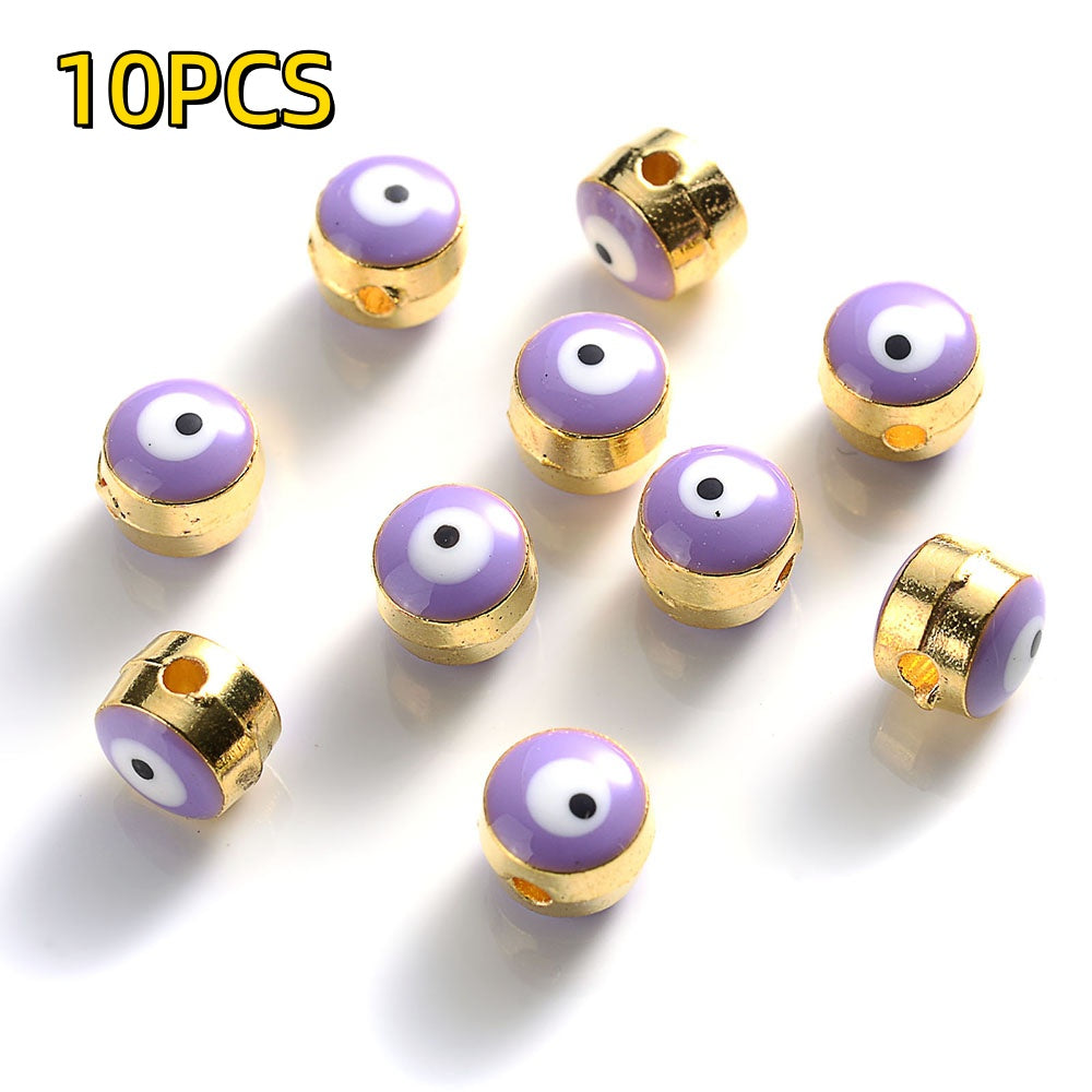 Devil's Eye Alloy Spacer Beads