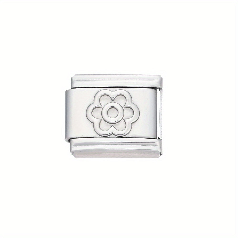 Flower Alloy Bracelet Module