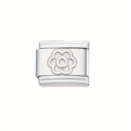 Flower Alloy Bracelet Module