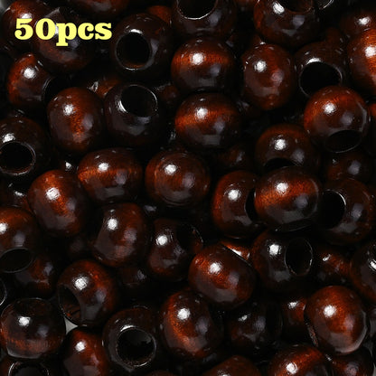 Long Unfinished Wooden Tube Beads