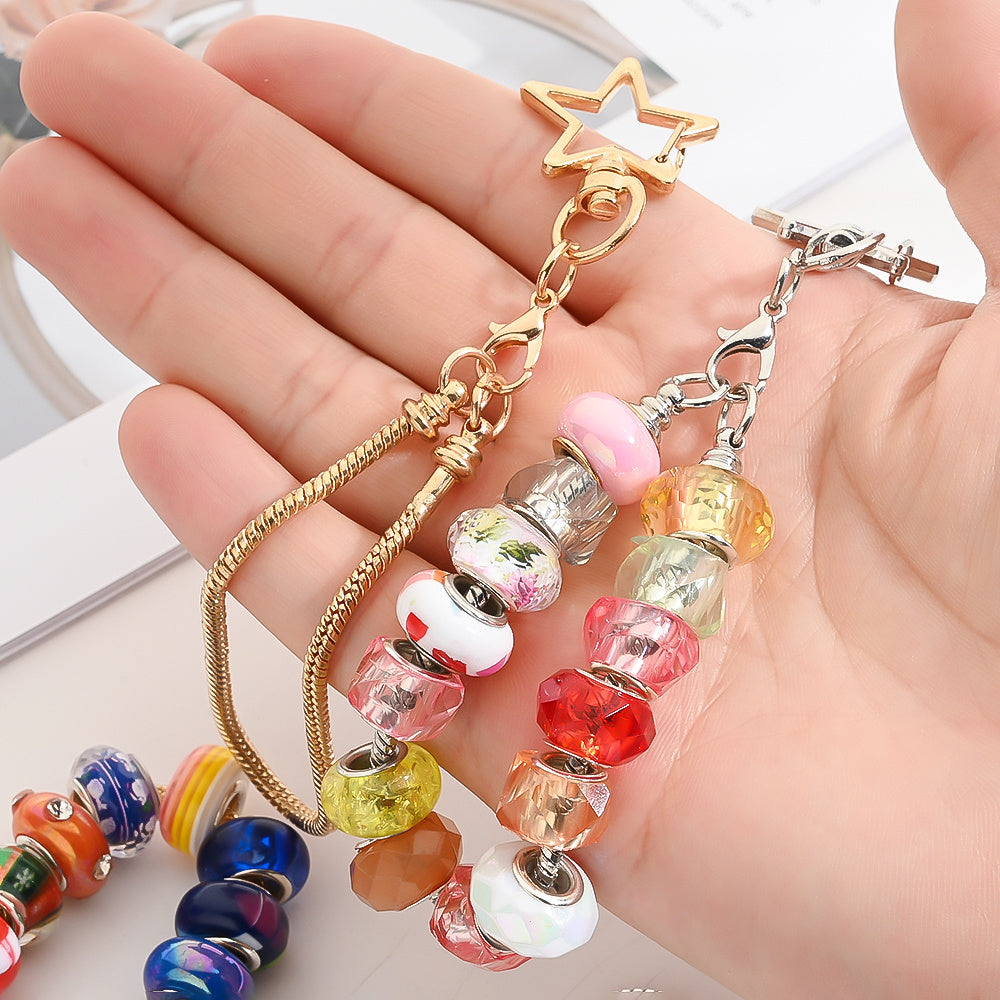 Blank Beadable Keychain Set