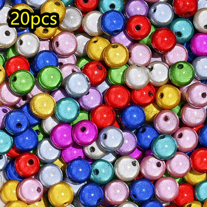 3D Illusion Reflective Acrylic Beads