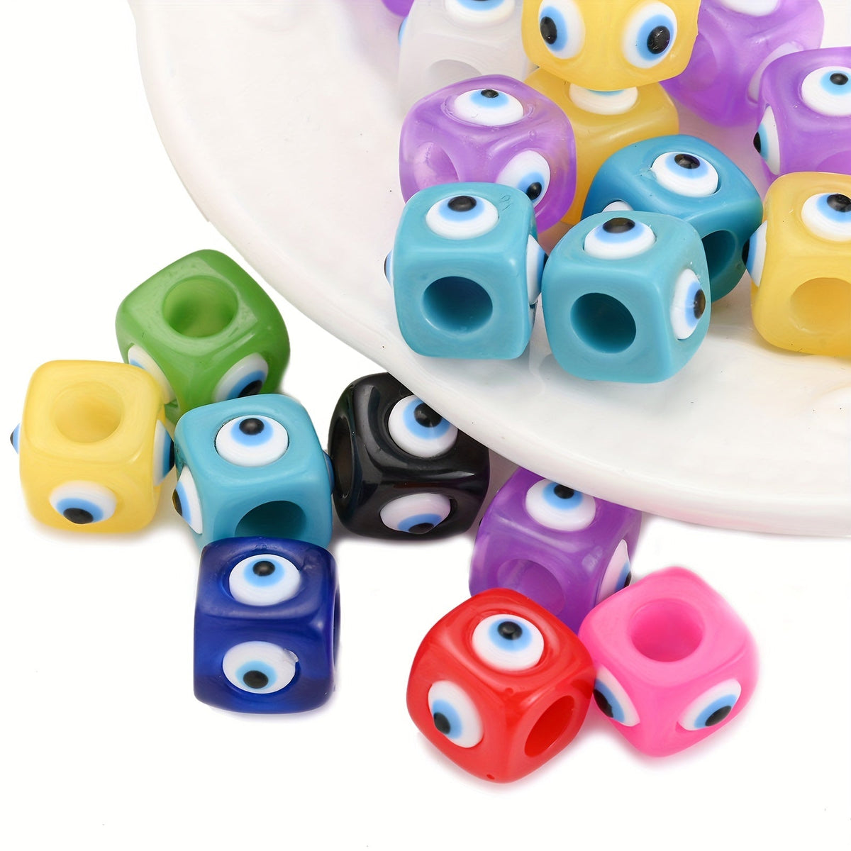 Evil Eye Resin Beads