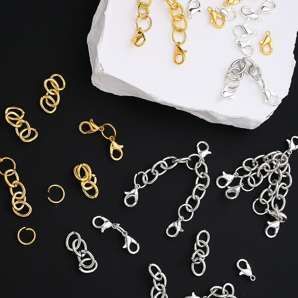 Gold and Silver Jewelry Findings Set