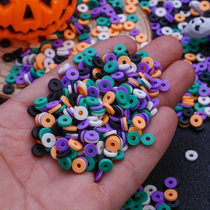 Halloween Polymer Clay Heishi Beads