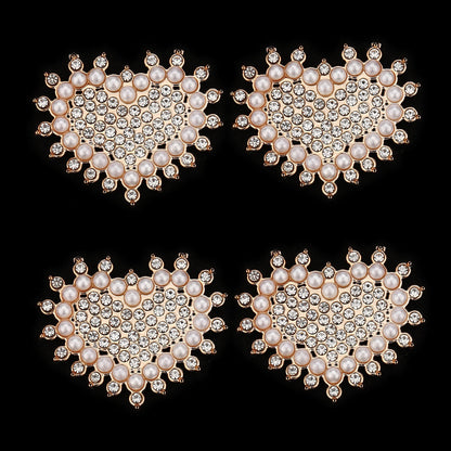 Stylish Acrylic Pearl and Rhinestone Flatback Embellishments
