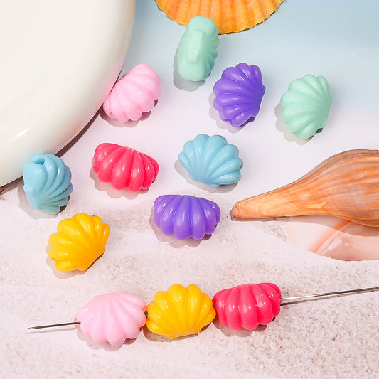 Silicone Shell Beads