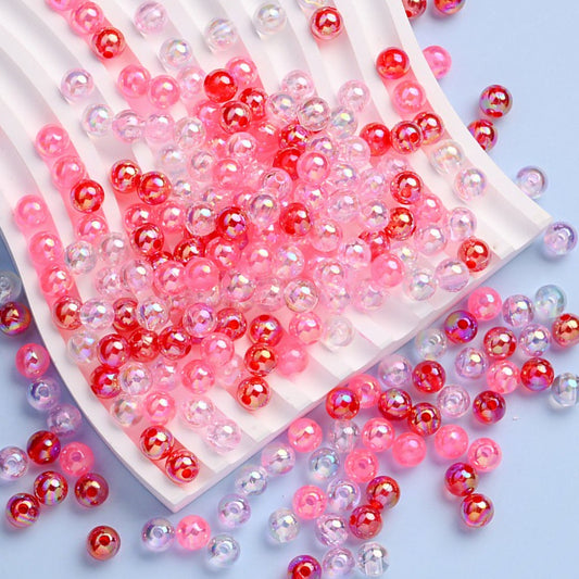 Colorful Acrylic Round Beads