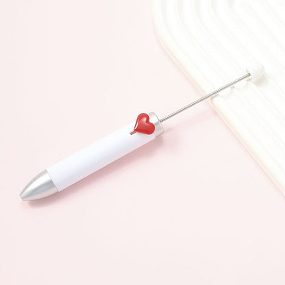 155x14 mm Creative Plastic Beaded Ballpoint Pen