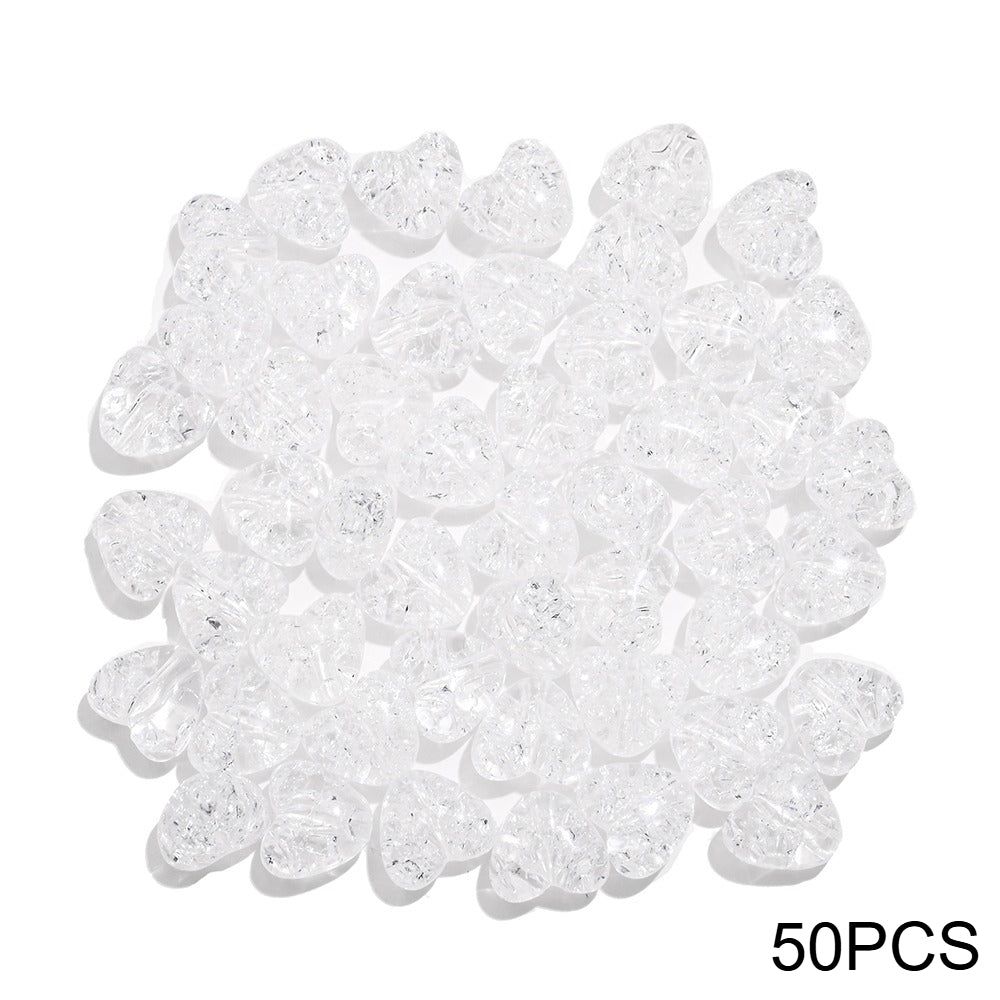 Acrylic Popped Crystal Love Beads