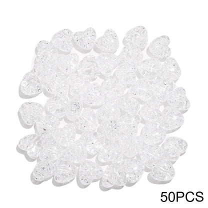 Acrylic Popped Crystal Love Beads