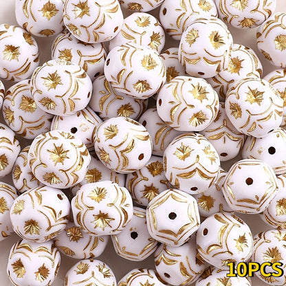 Skull Acrylic Spacer Beads