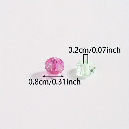 Faceted Acrylic Beads
