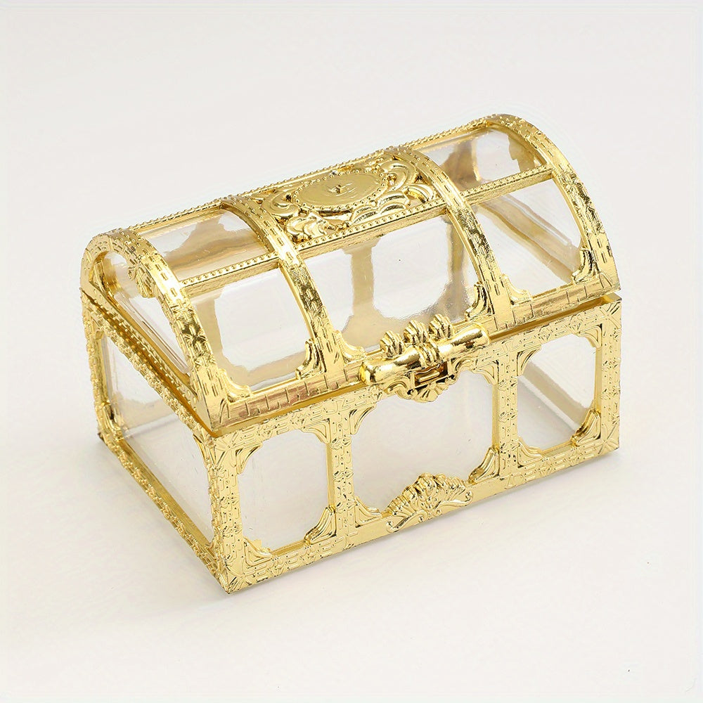 1pc Vintage Treasure Chest Storage Box