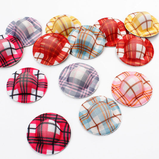 Plaid Doll Hats