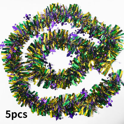 Mardi Gras Tinsel Garland