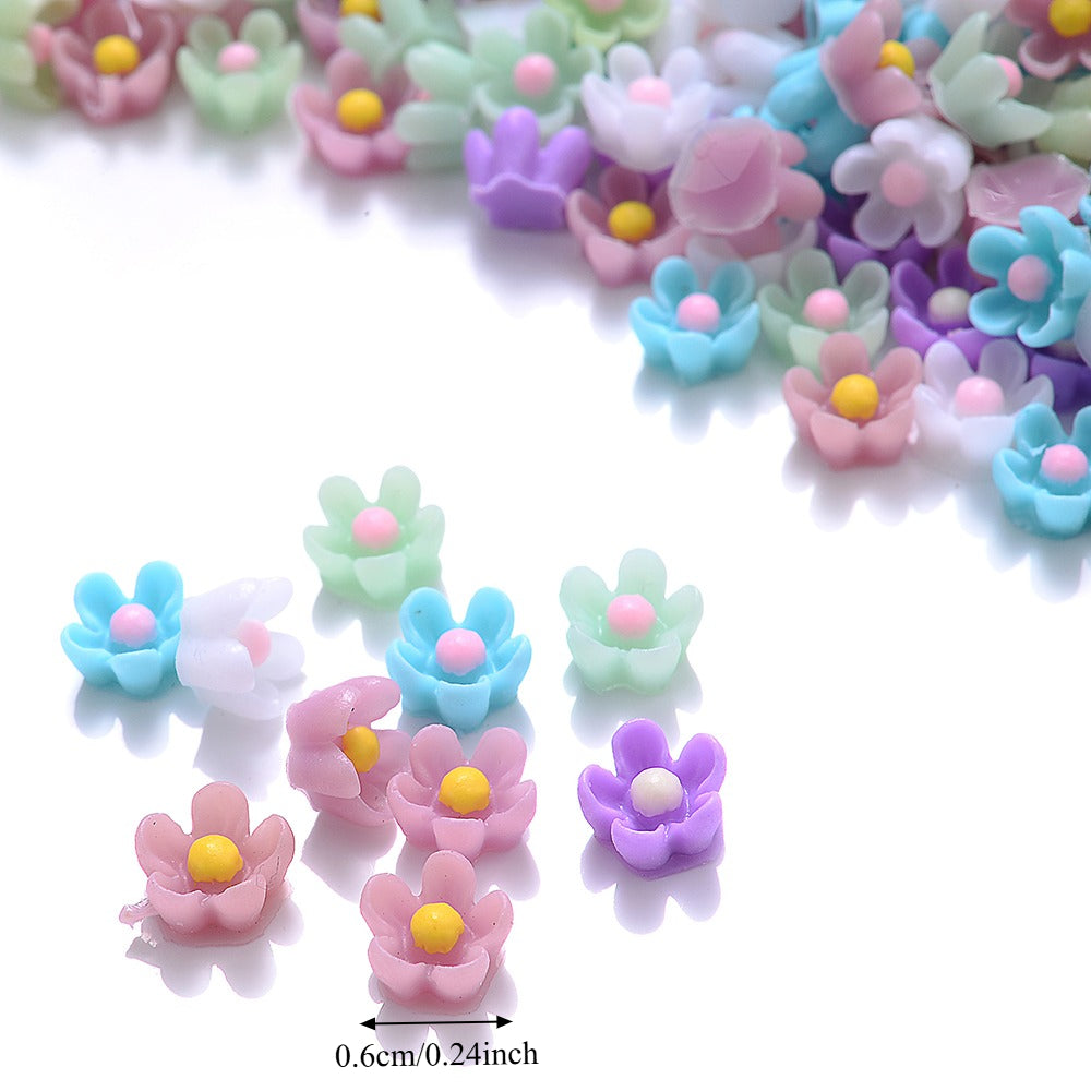Cherry Blossom Resin Adhesive Beads