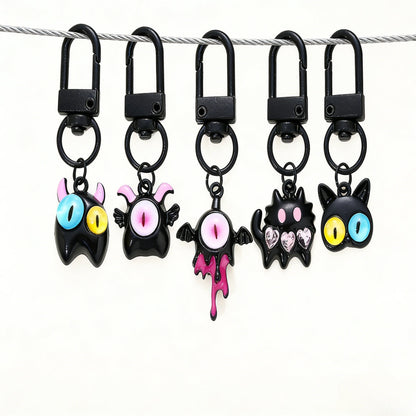 Gothic Black Evil Eye Pendant Charms