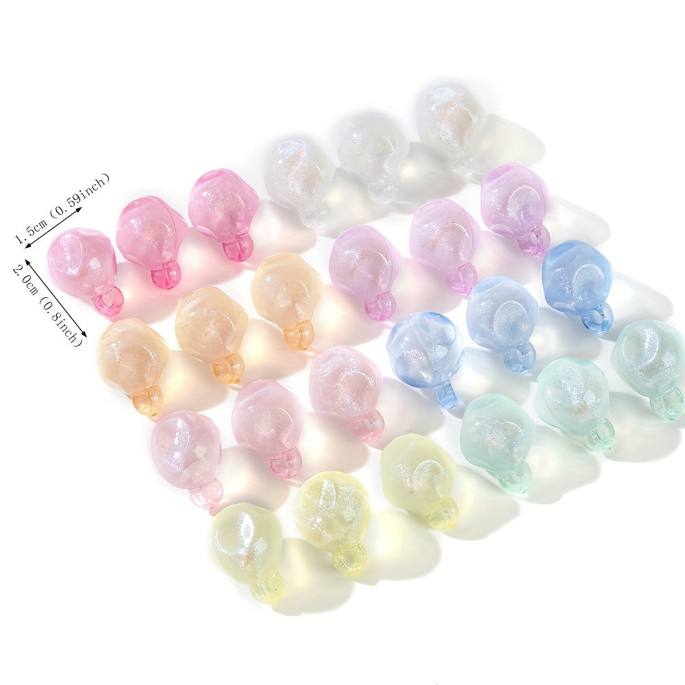 20pcs/set 15x20mm Fig Fruit Ball Pendant Beads