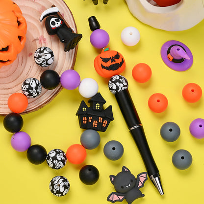Halloween Silicone Focal Beads