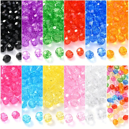 Multifaceted Acrylic Beads
