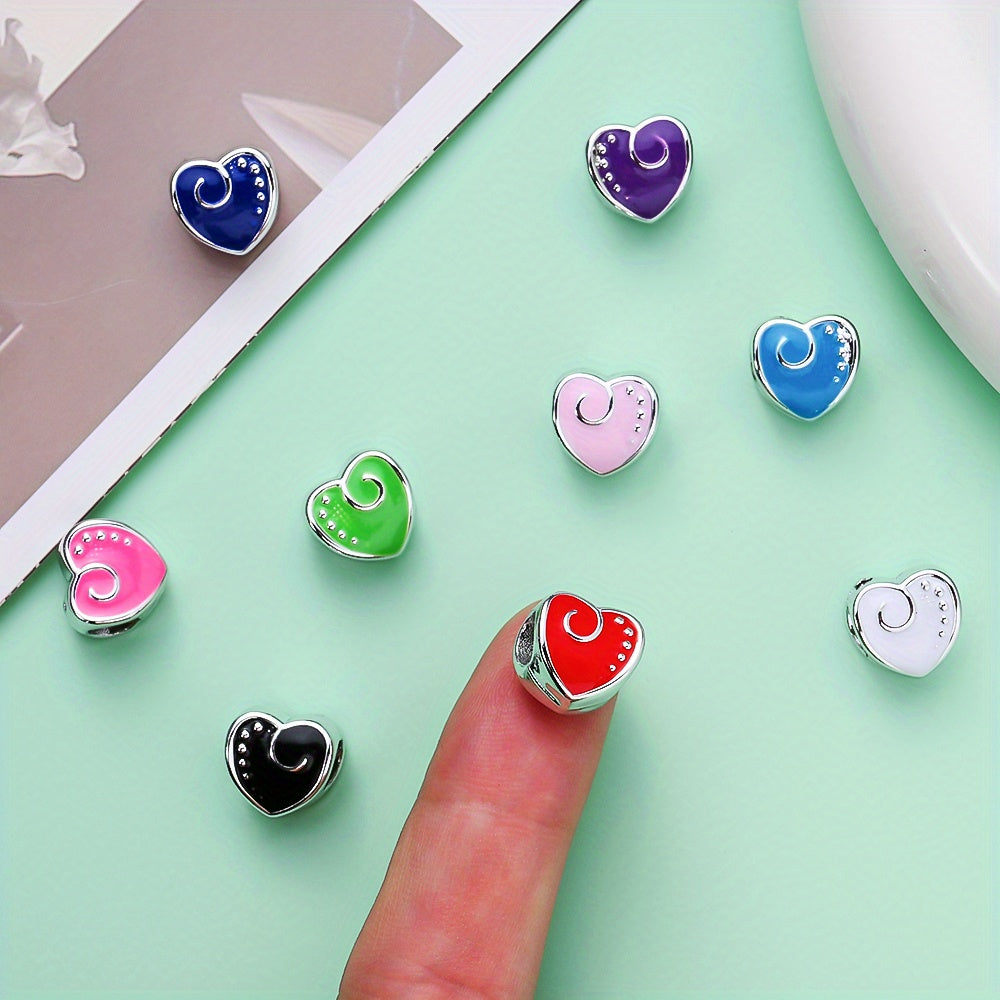 20pcs/set Tiny Crown Bear Heart CCB Beads