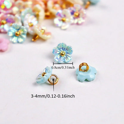 AB Resin Lily of The Valley Charms
