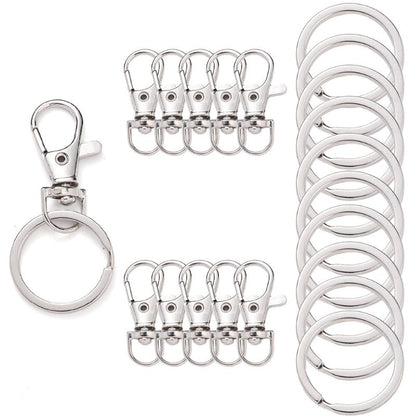 Golden Silvery Alloy Lobster Clasps