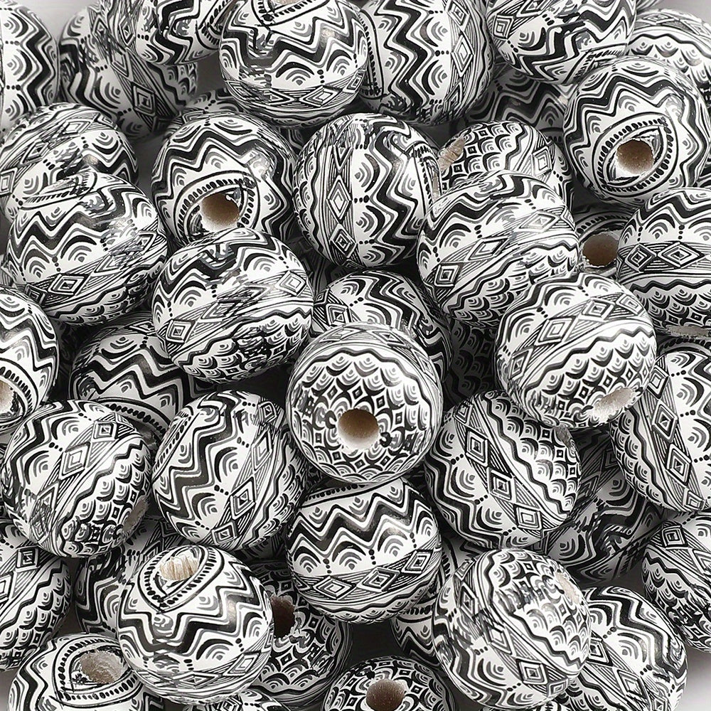 Bohemian Wooden Beads