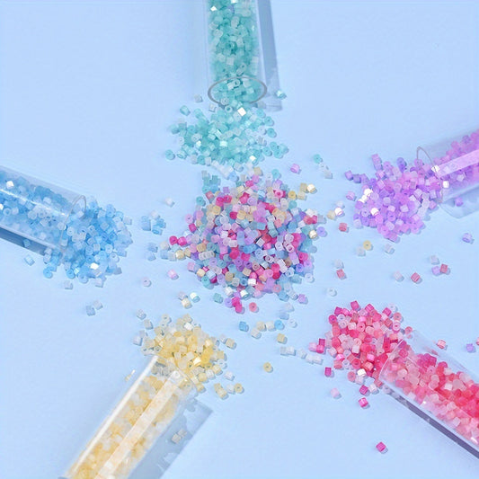 10g 2.5mm Colorful Drawn Glass Seed Beads