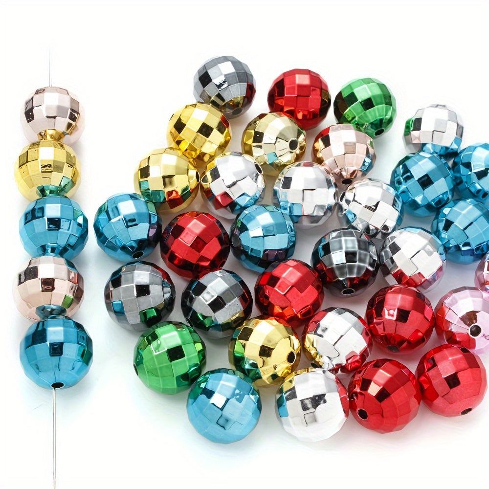 Polygonal Ball Acrylic Beads